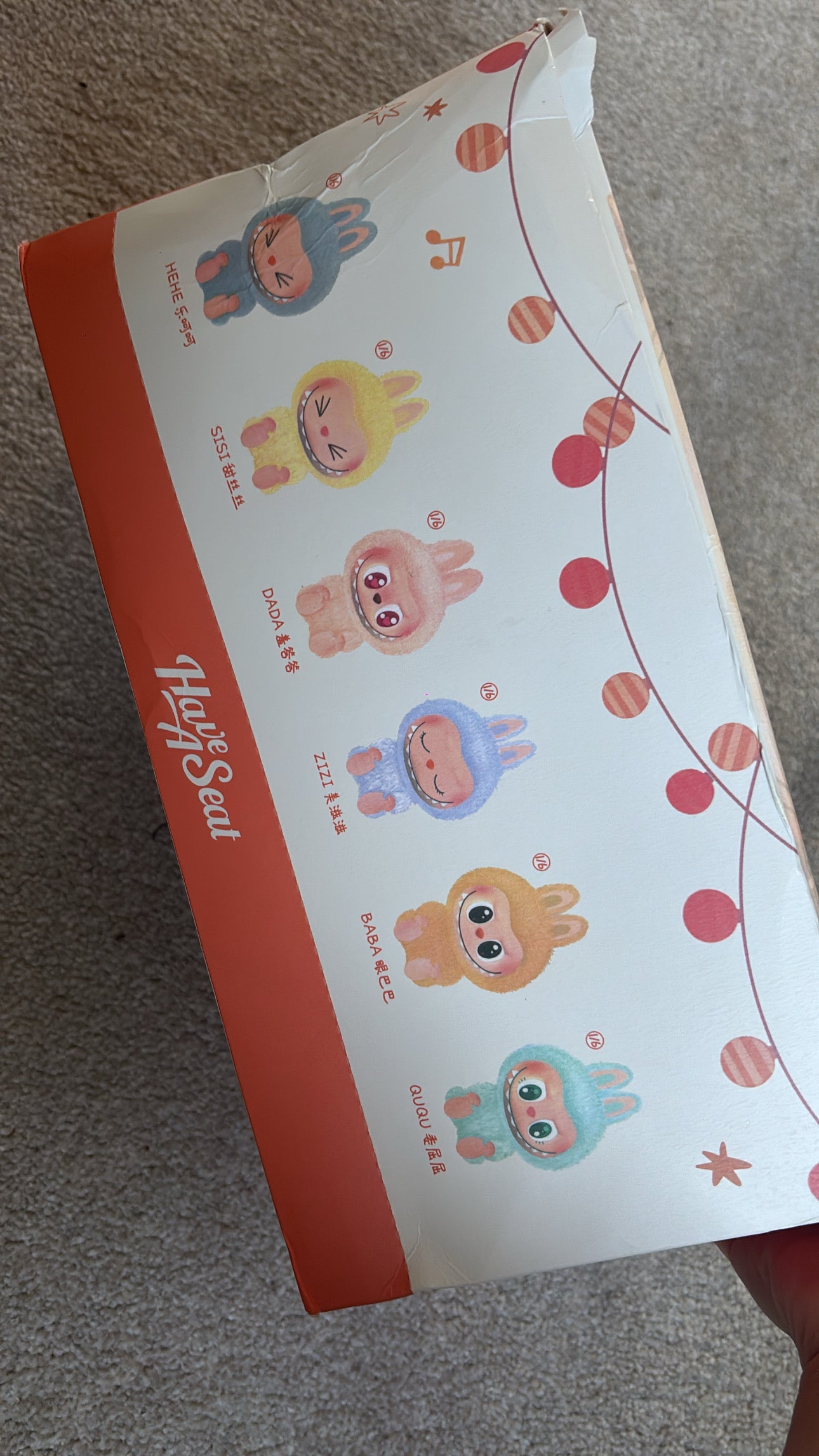 Labubu doll mystery have a seat series