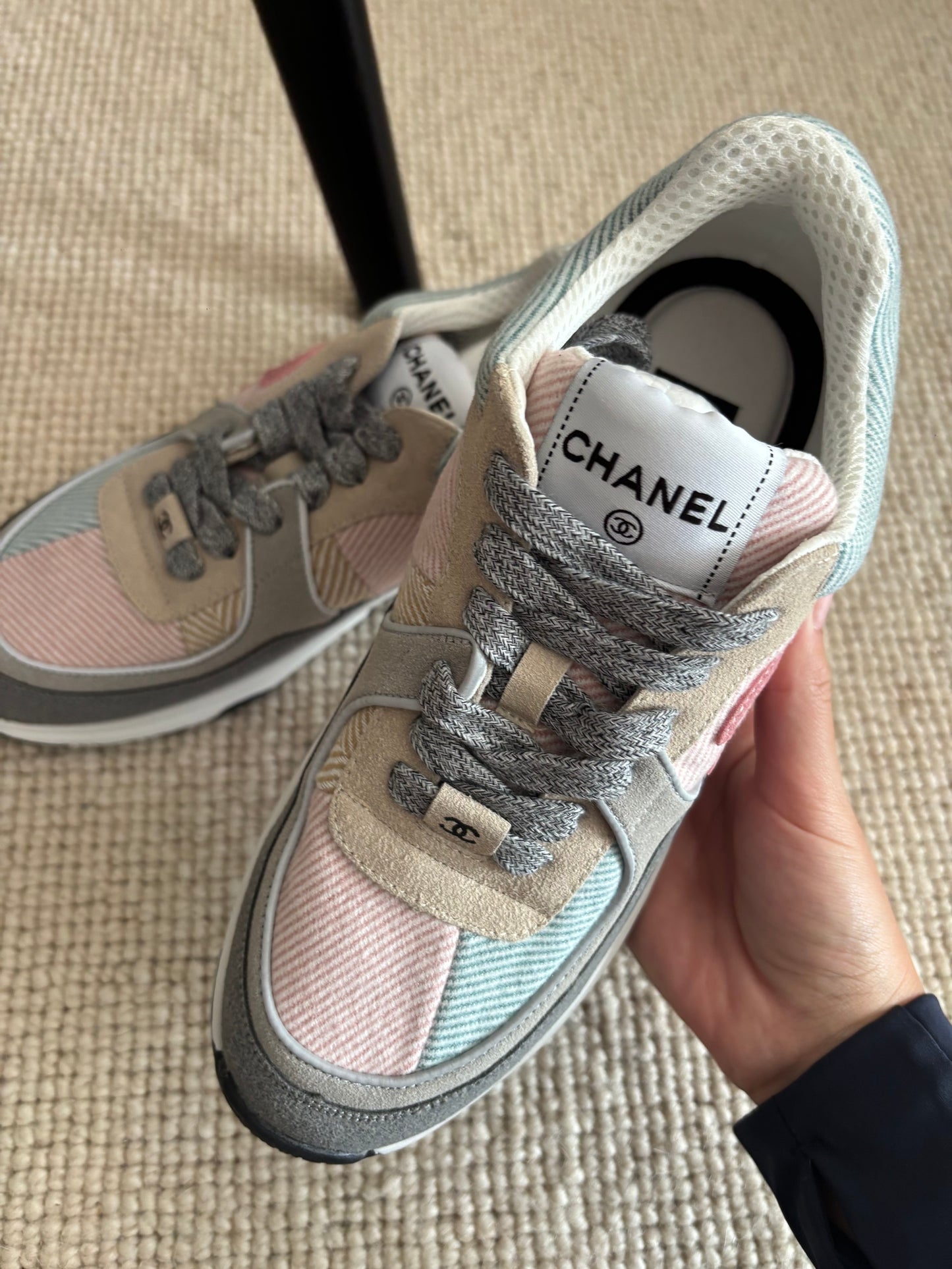 Multi colored cc trainers size 5