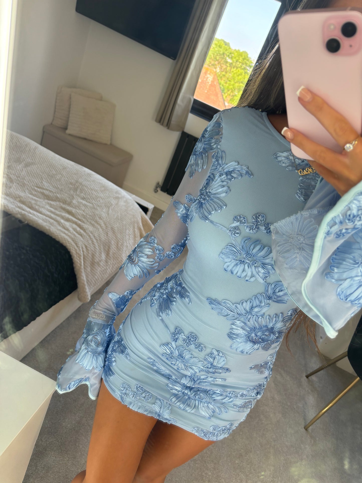 Rosie dress baby blue