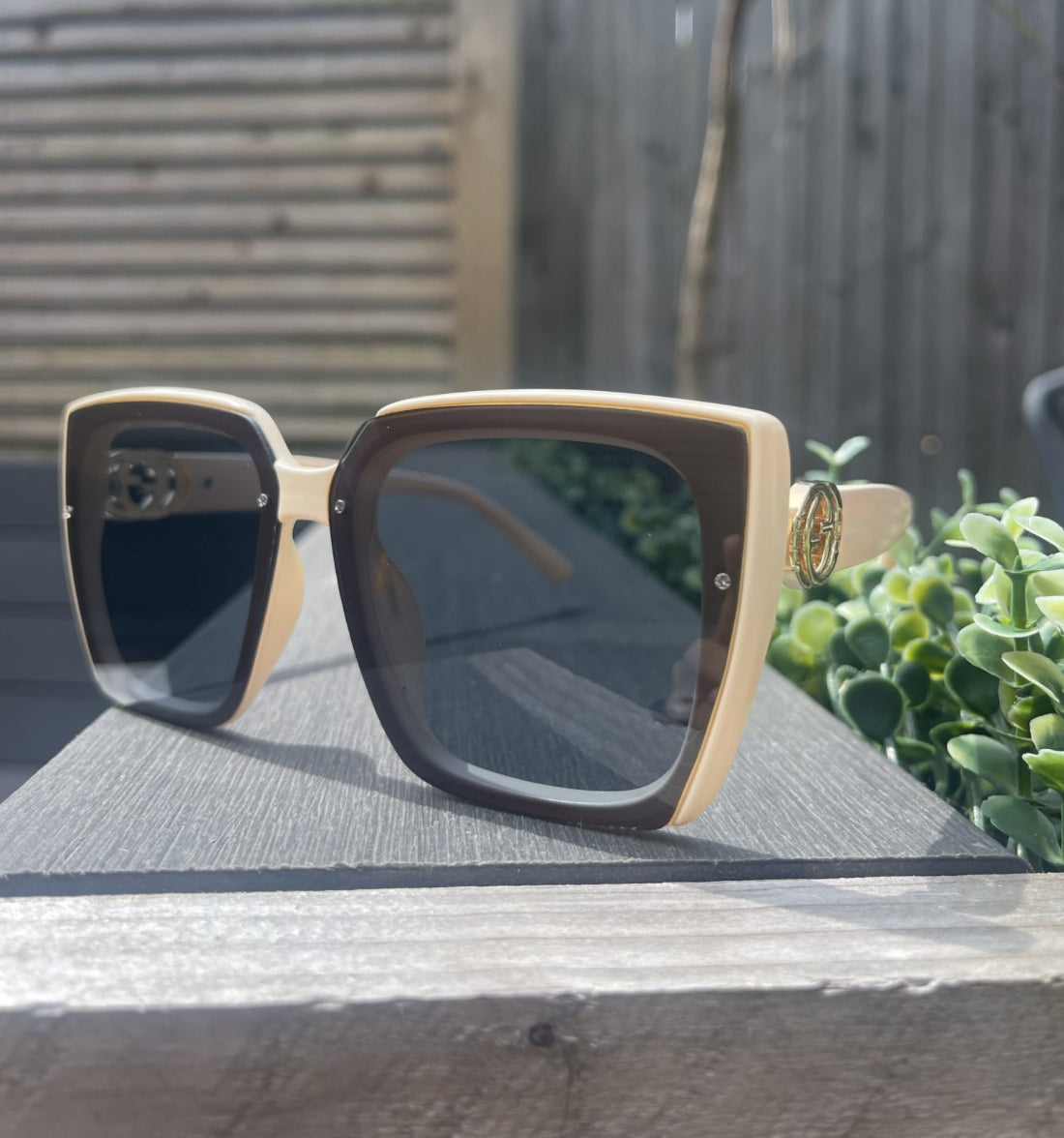 GG Sunglasses - beige