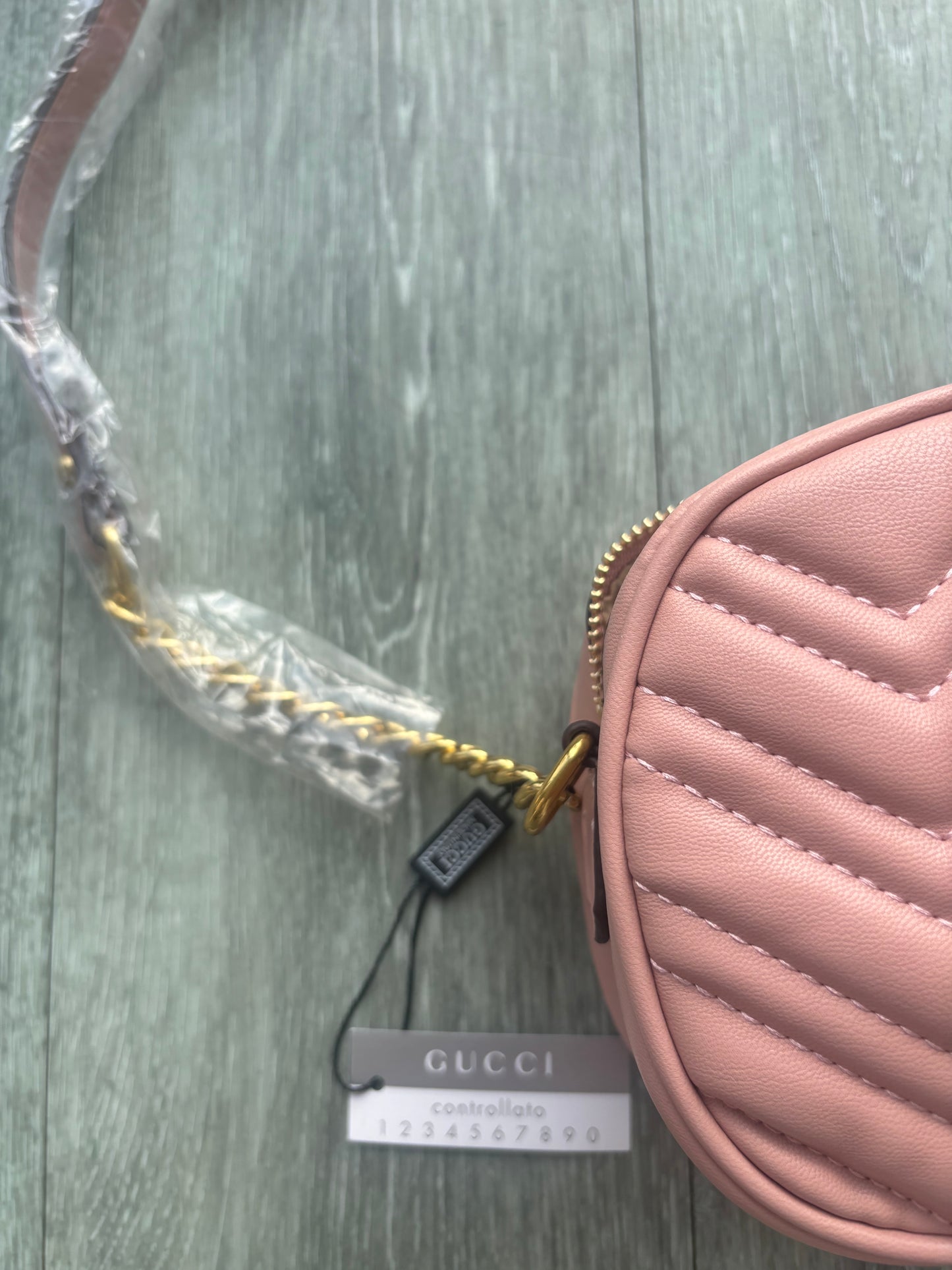 Pink GG Crossover bag