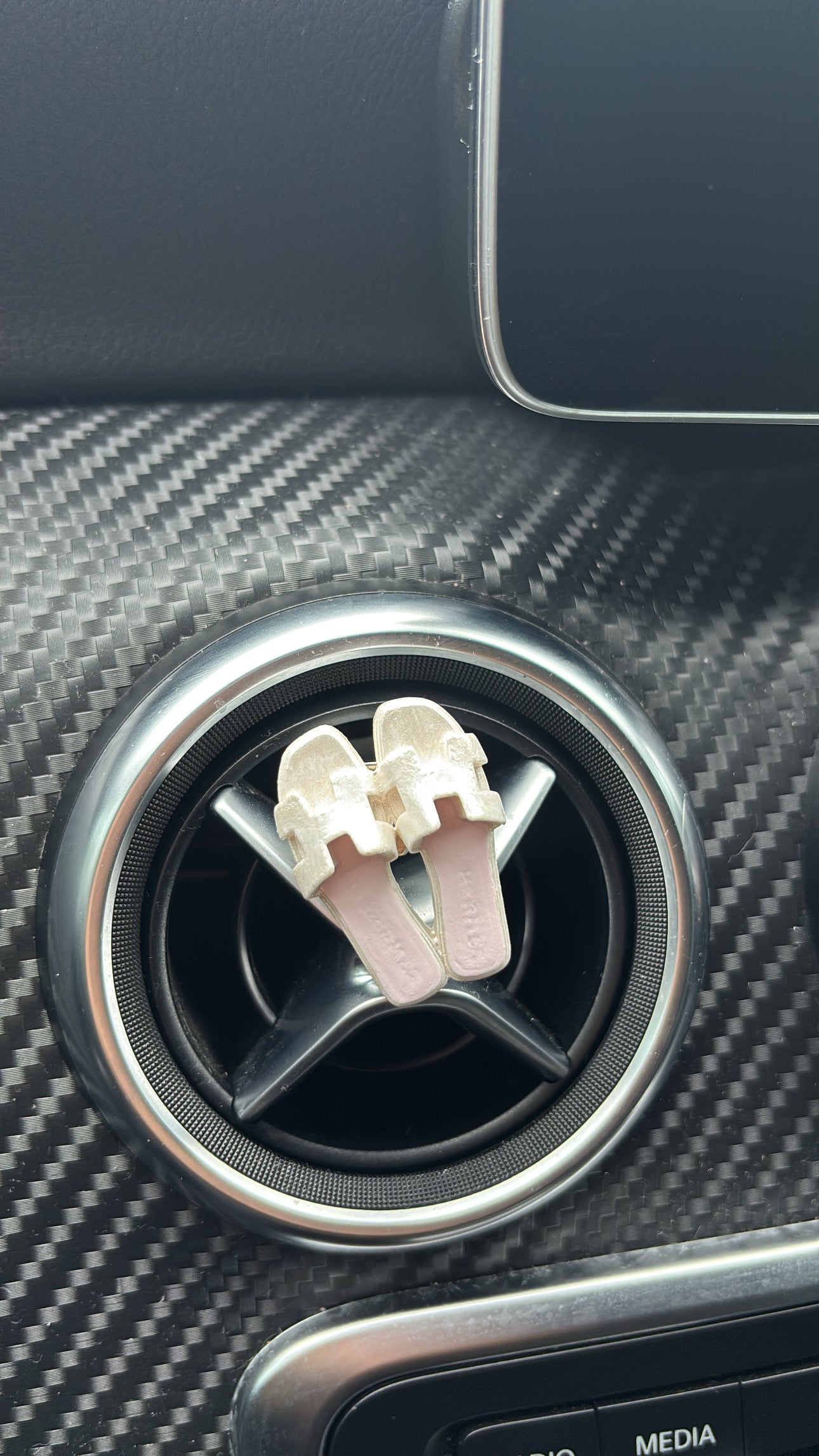 Car accessories white Crome h Slidders