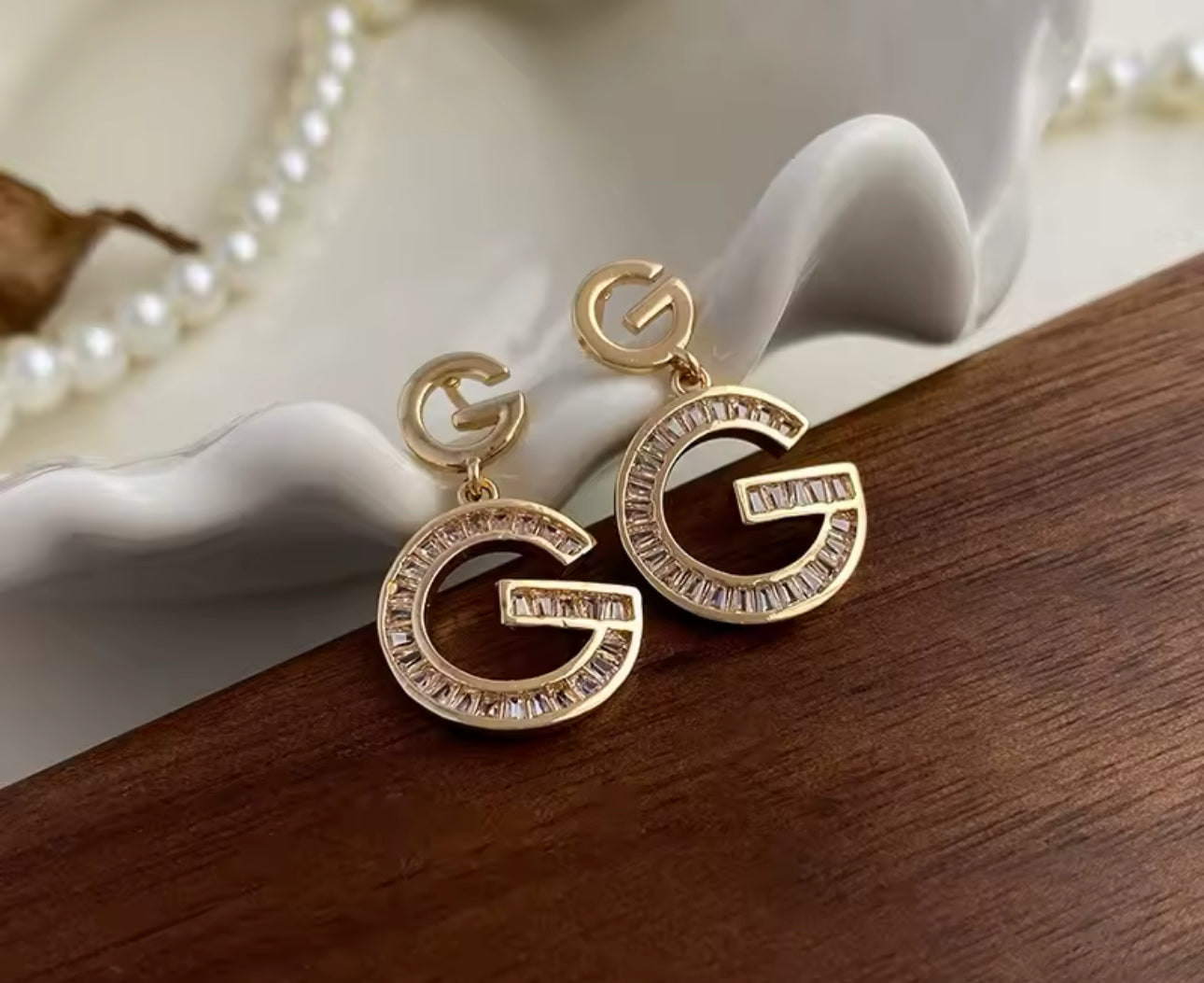 G Earrings - Gold