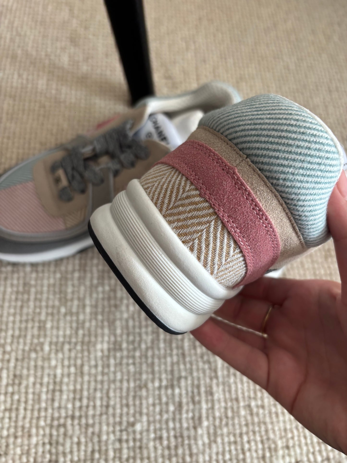 Multi colored cc trainers size 5