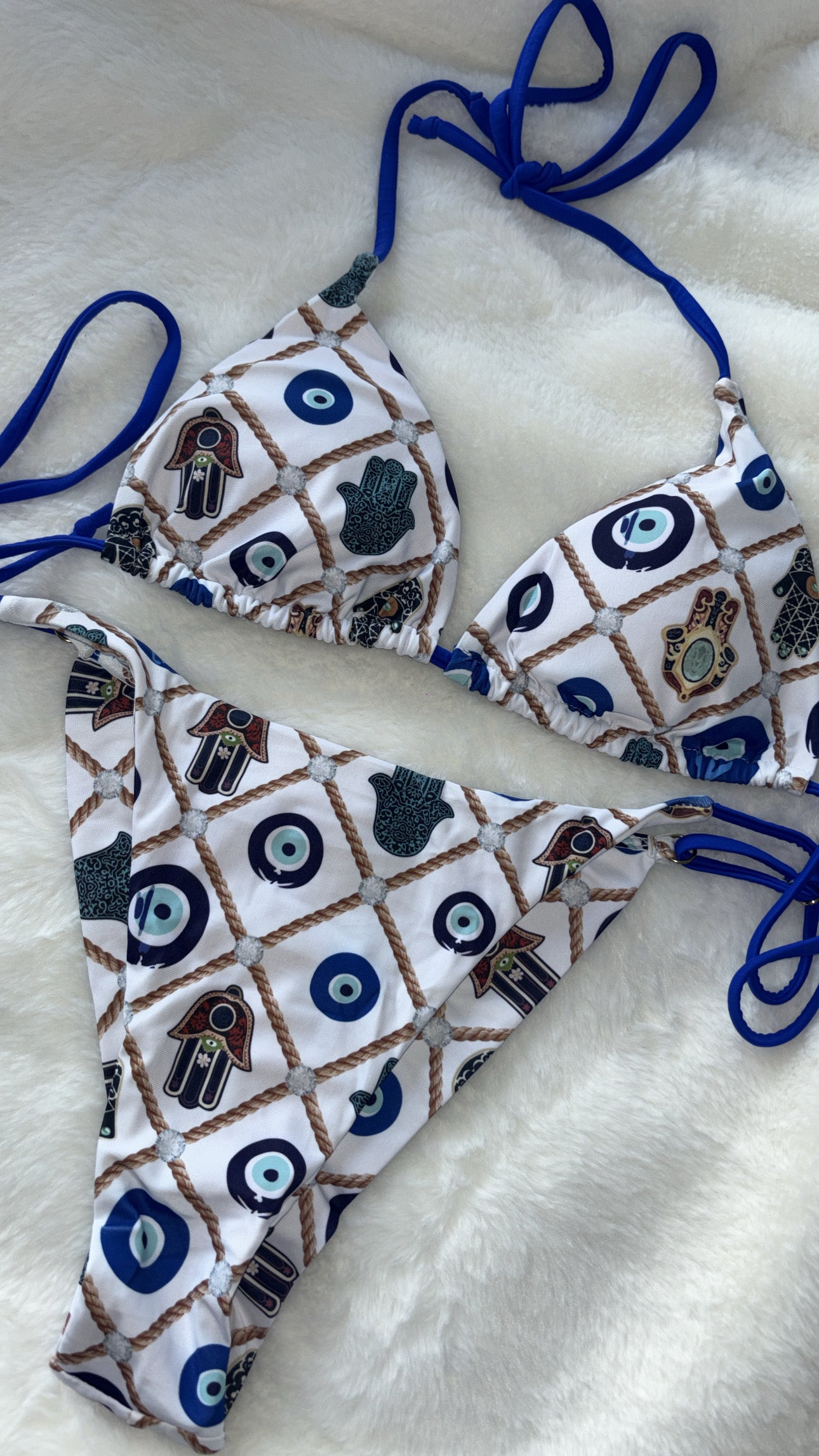 Evil eye bikini size small