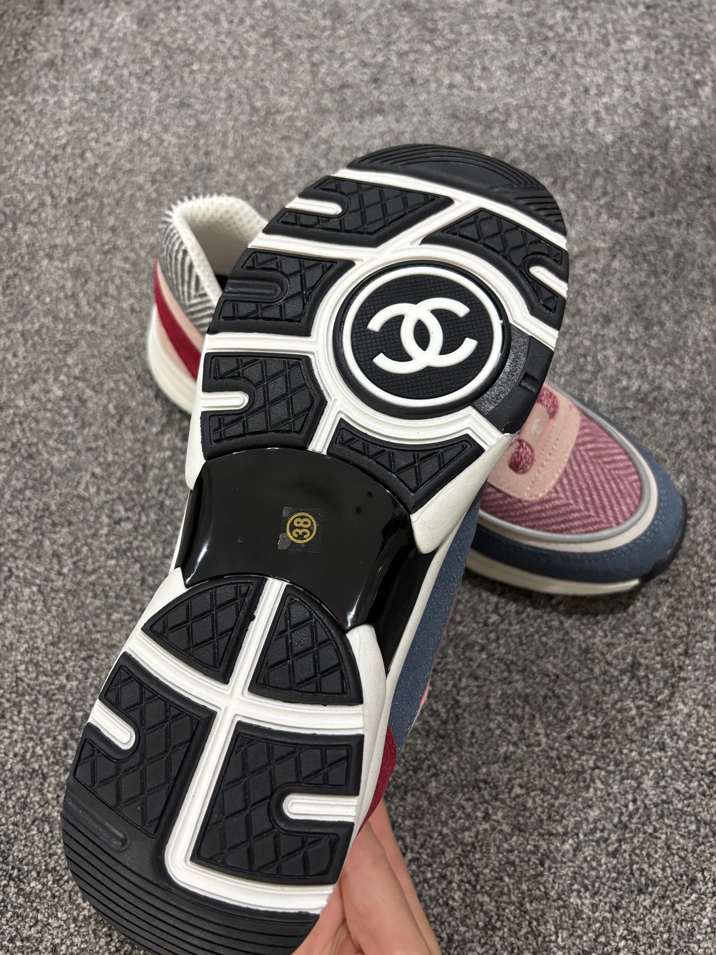 Red and pink cc trainers size 5