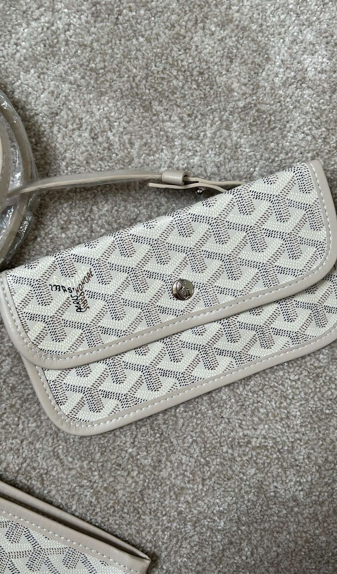 Beige shoulder bag - LR