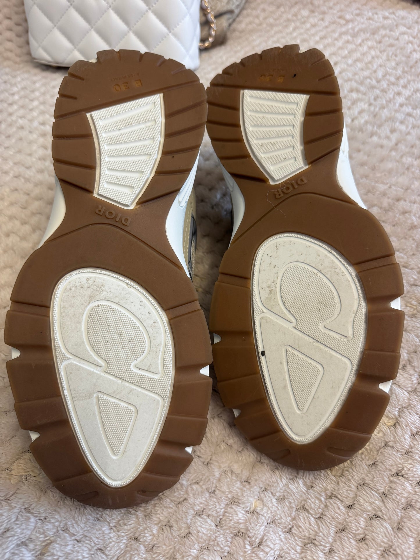 Pre loved CD beige trainers - size 5 AG