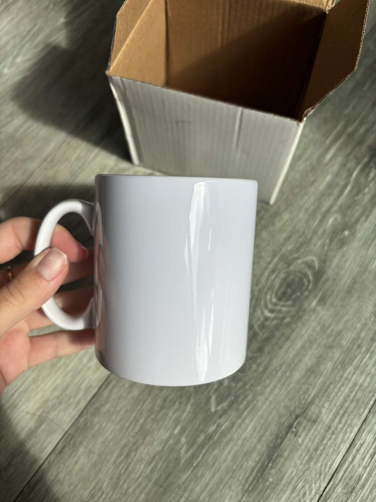 White mug cup