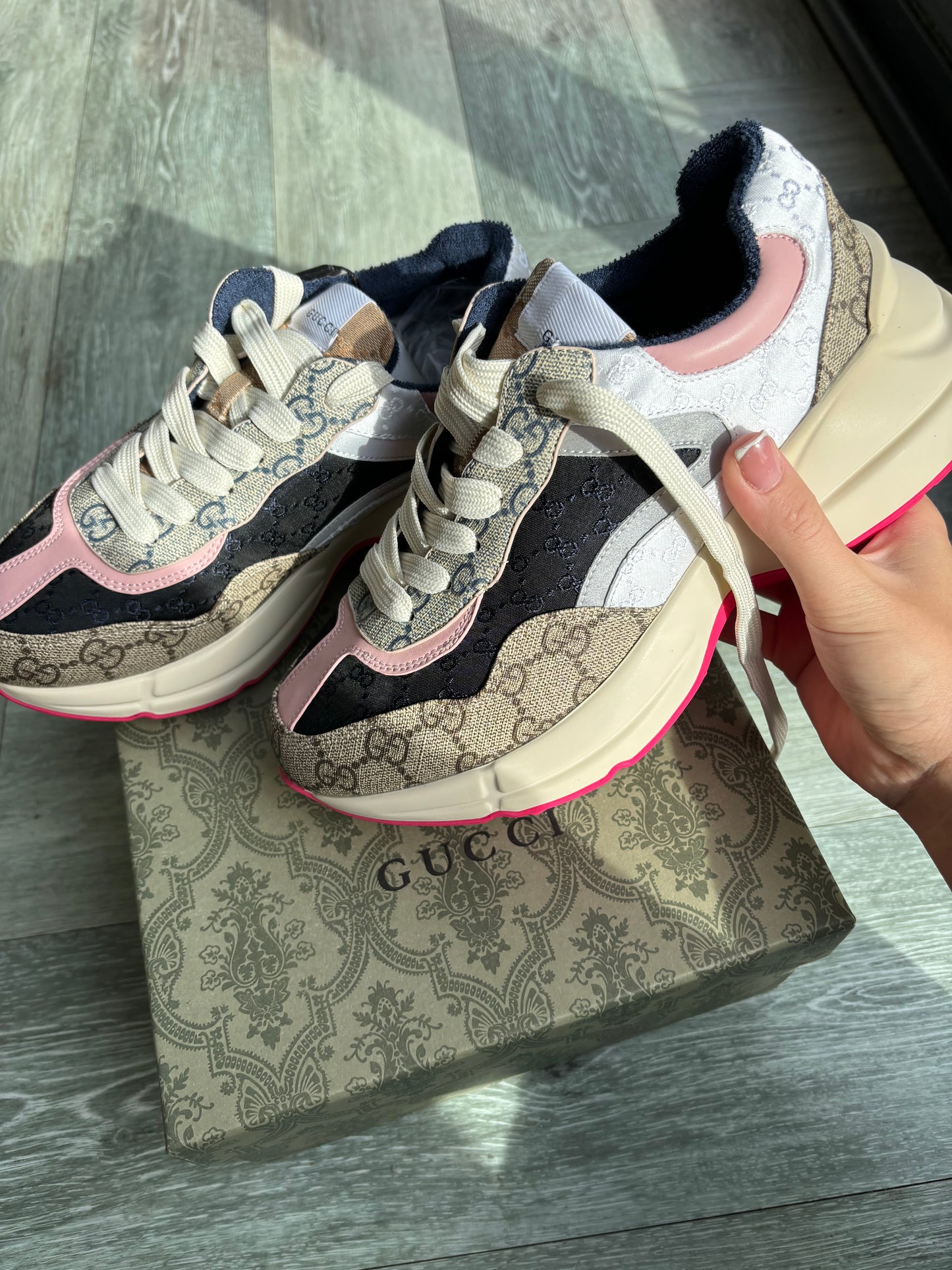 Pink GG trainers pre order 2-3 weeks