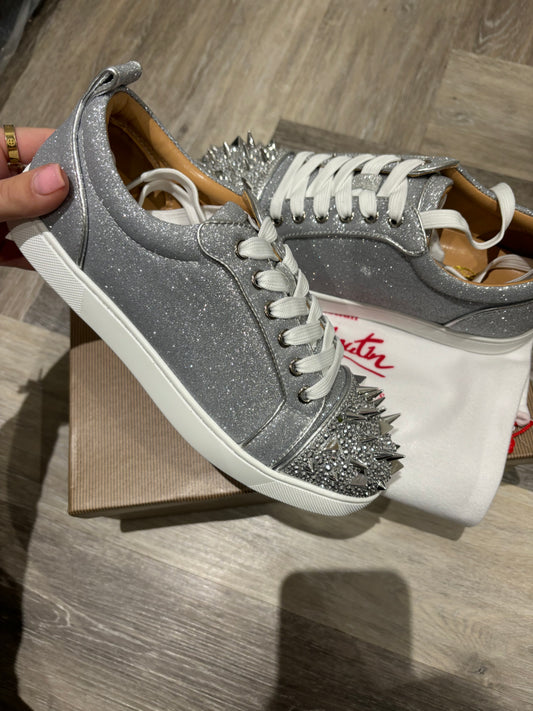 Silver big stud trainers pre order