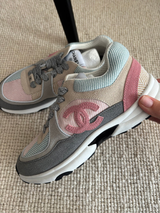 Multi colored cc trainers size 5