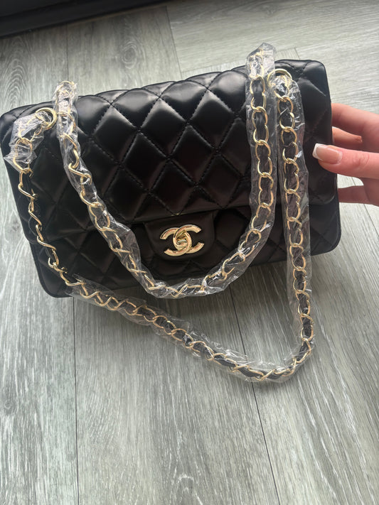 Black CC crossover bag