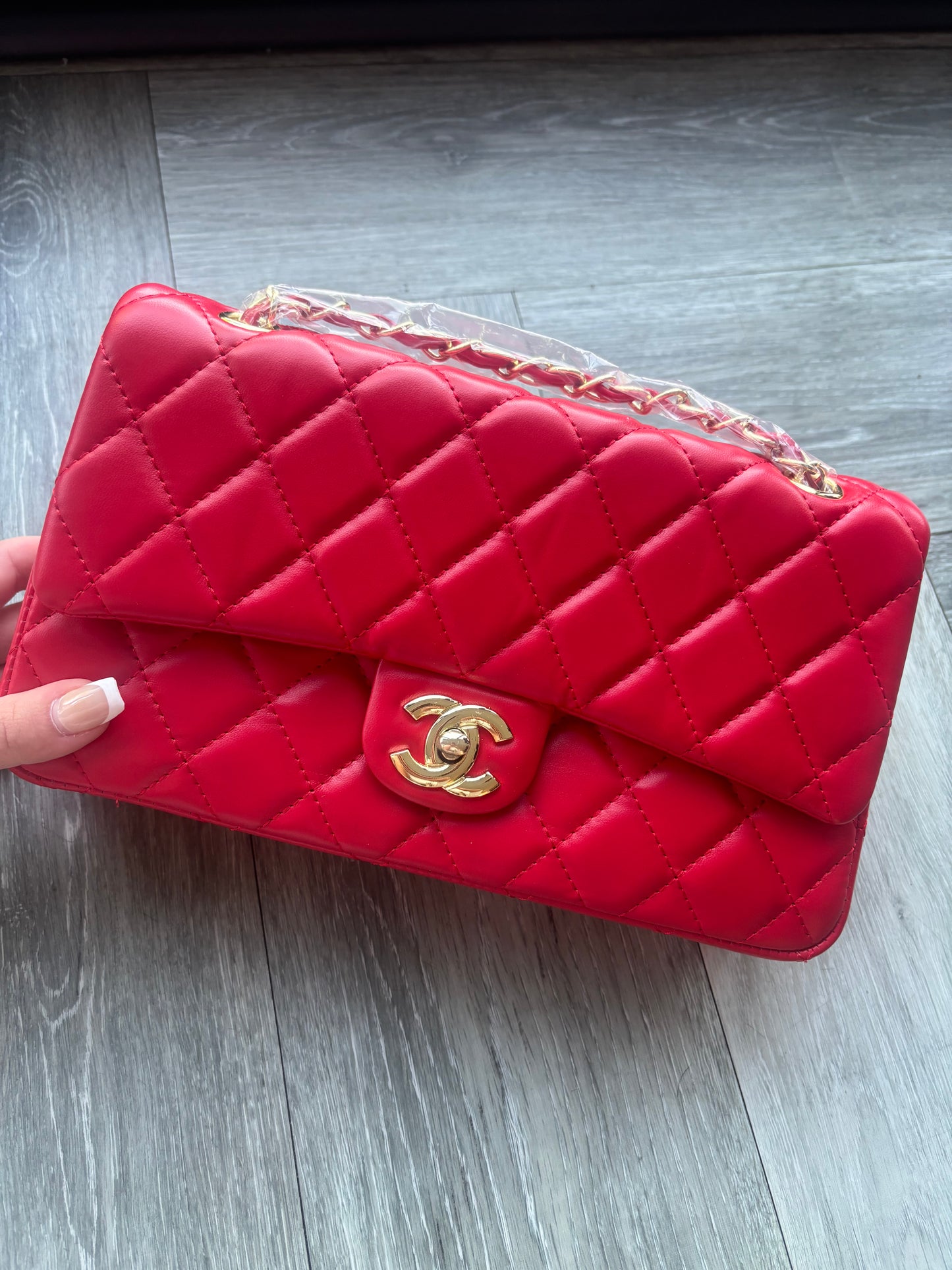 Red cc crossover bag pre order 2/3 weeks