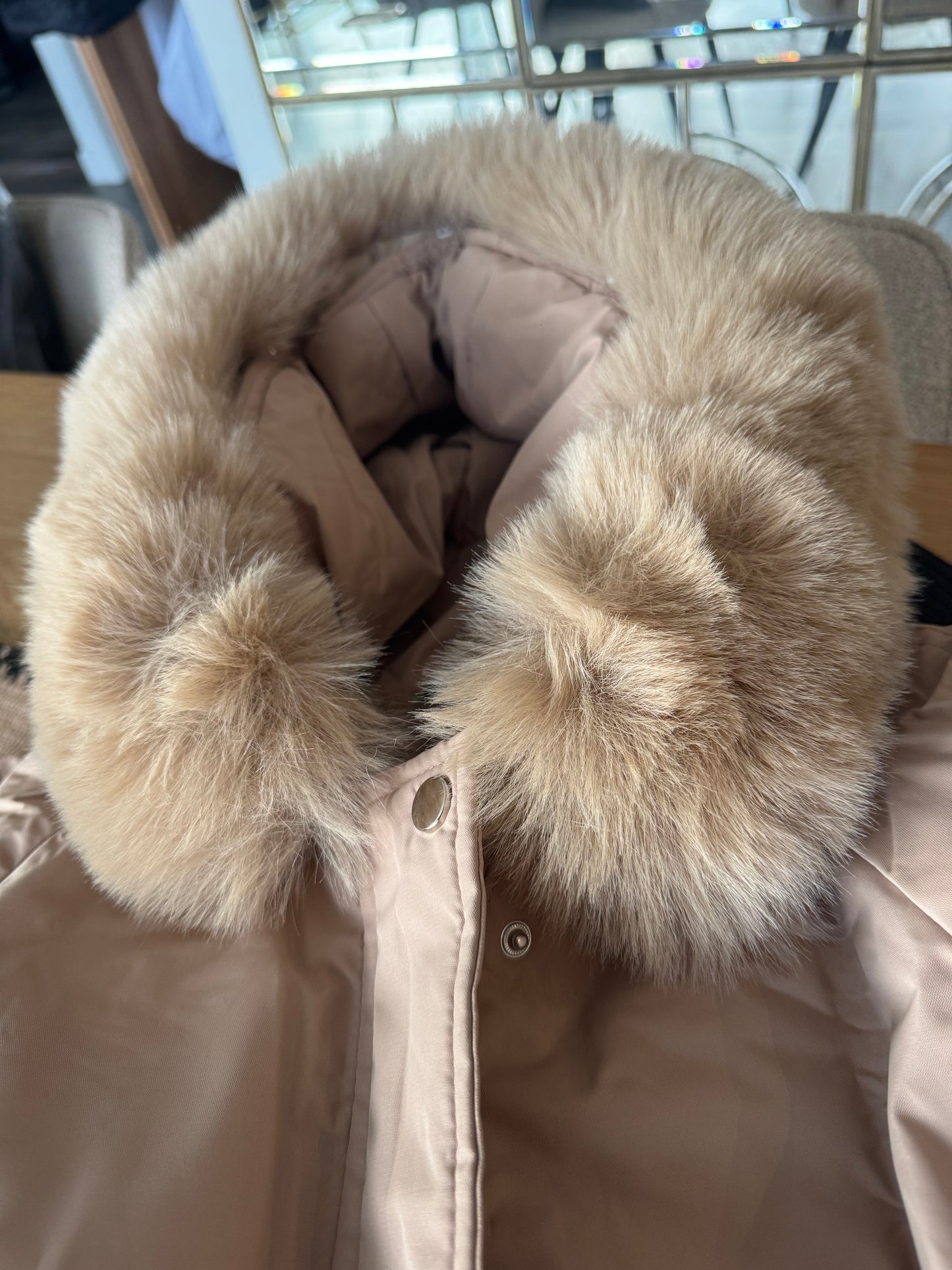 Beige Faux Fur M Parker - AG