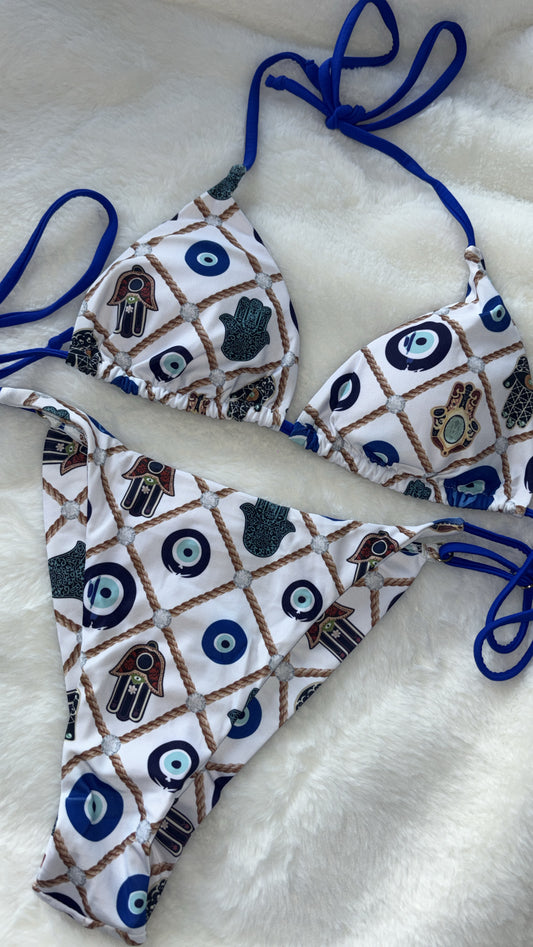 Evil eye bikini size small