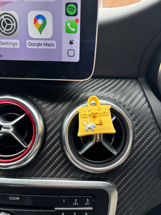 Yellow b bag car accessories