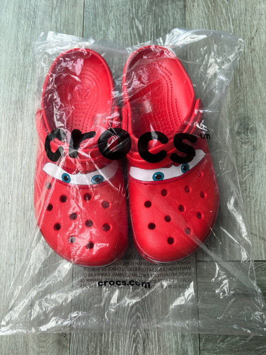 Lightning McQueen crocs size 6