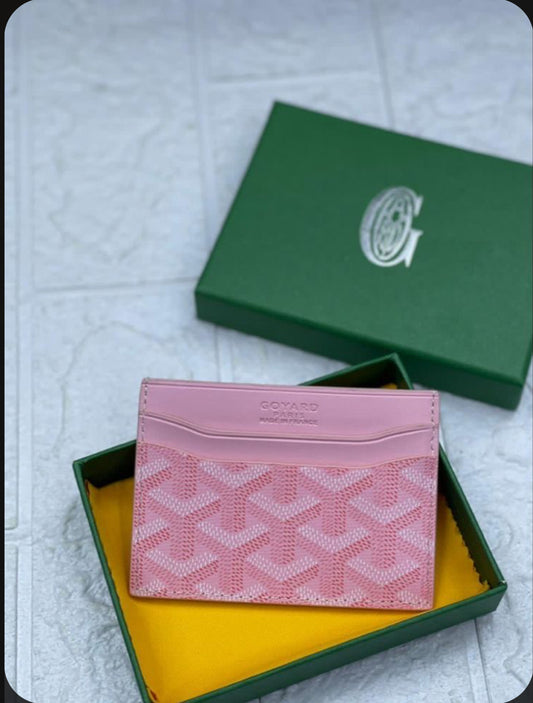 Pink g card holder