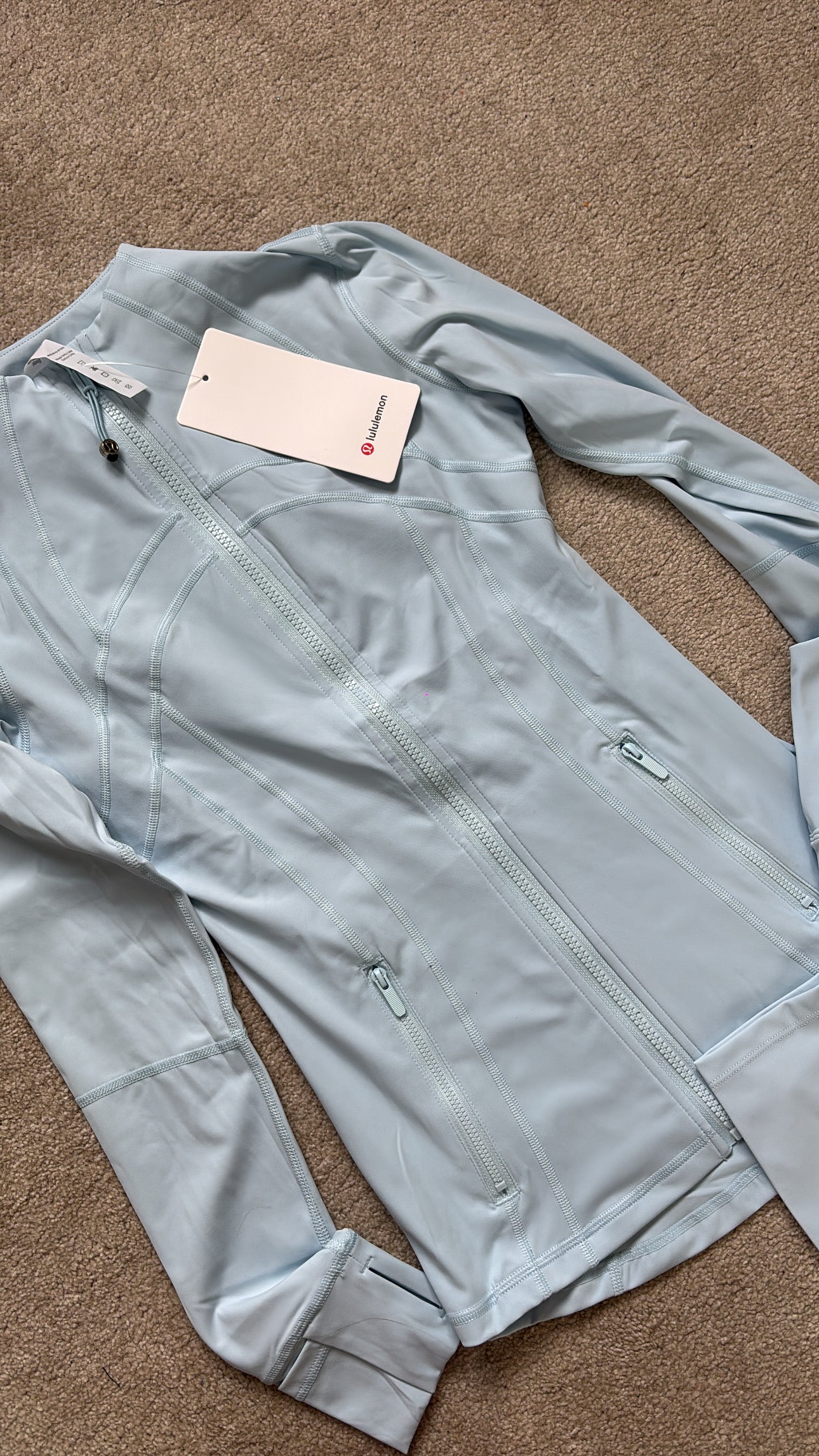 Light blue lululemon gym set size 2