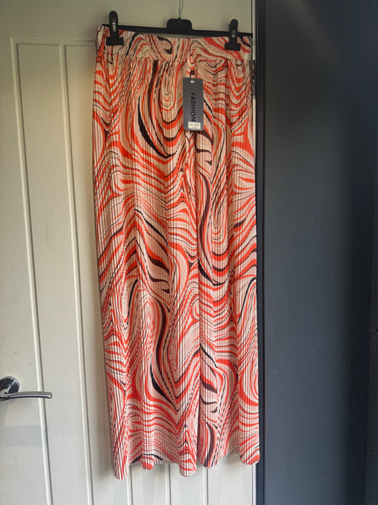 Orange swirl trousers - L/XL